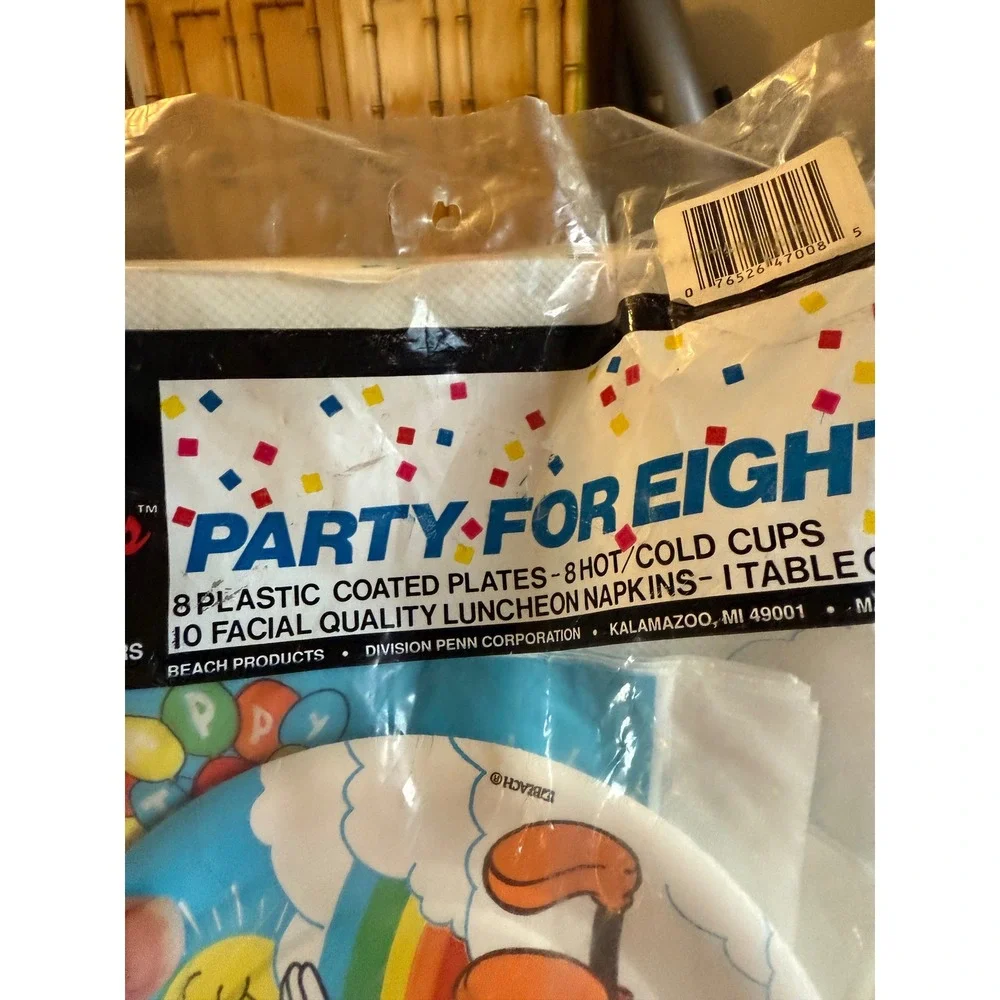 Vintage Mickey Mouse Birthday Party Supplies Set 8 Guest Rainbow Party Makers